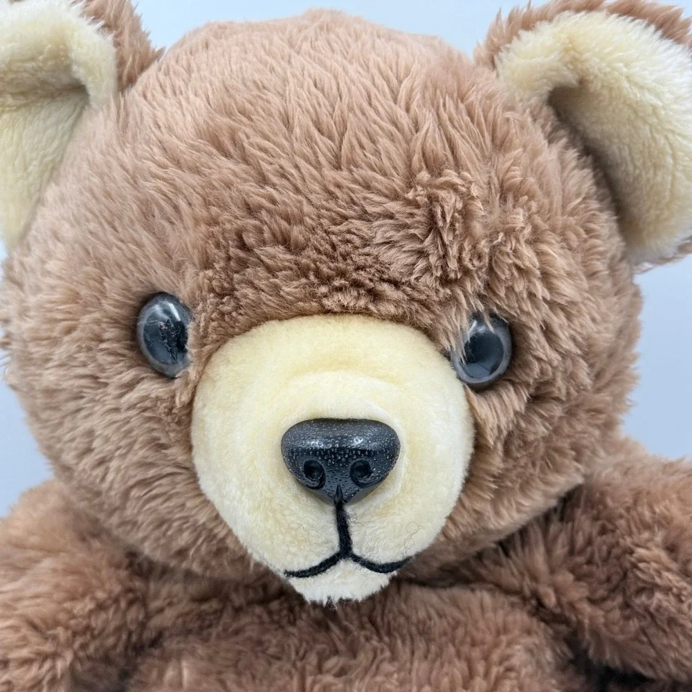 Vintage 1979 Daekor Pot Belly Bear 16 Plush Brown Stuffed Animal Hudson Brands